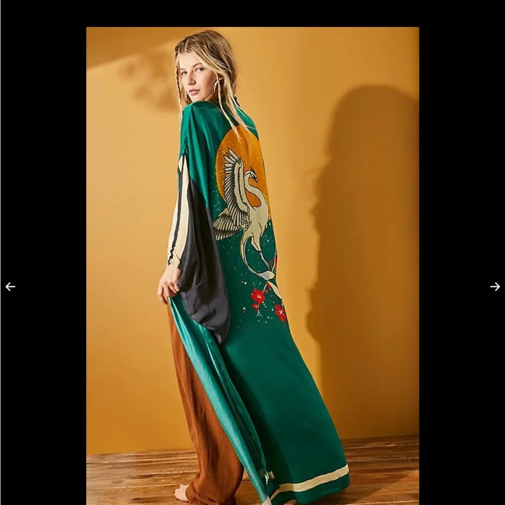 Free People Ivy Combo Maxi Robe